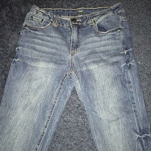 Stone washed jeans